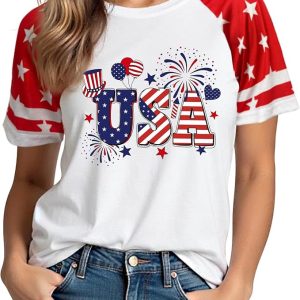 4th of July Shirts Women 001