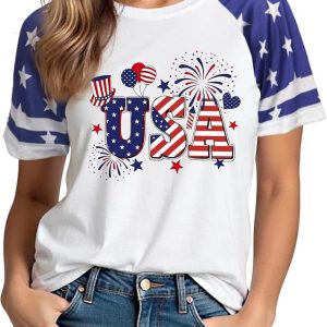 4th of July Shirts Women 002