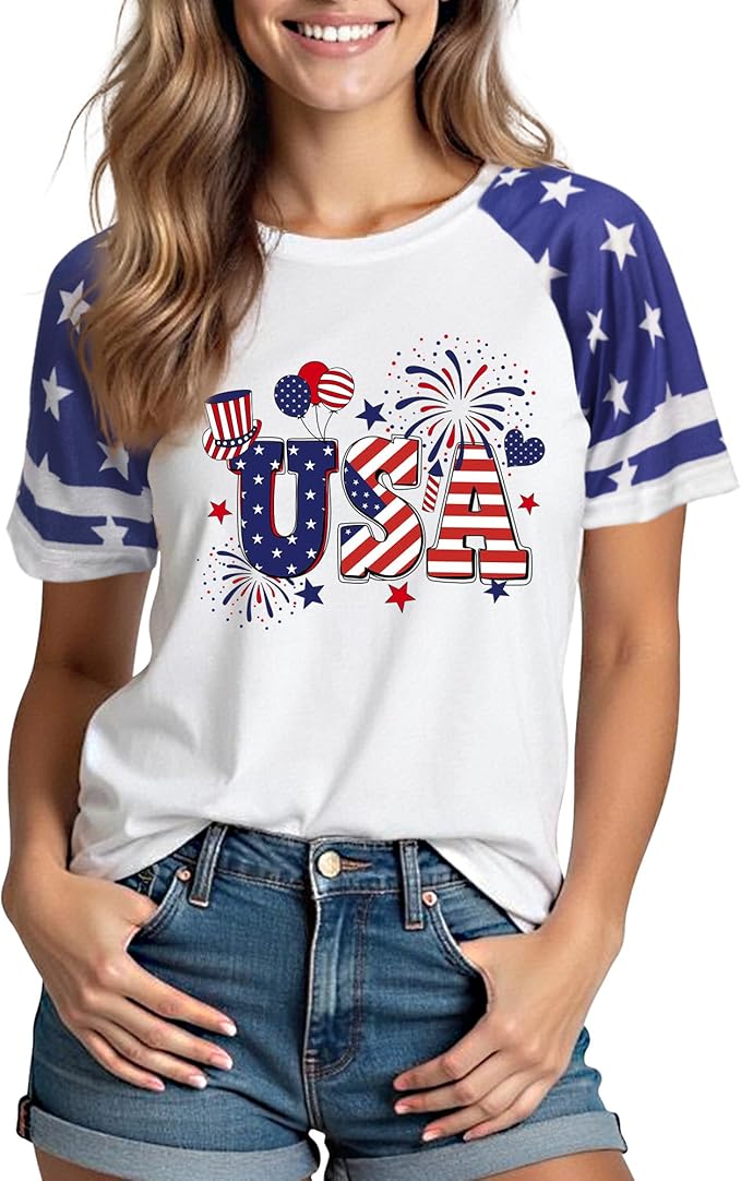4th of July Shirts Women 002 1 4th of July Shirts Women 002